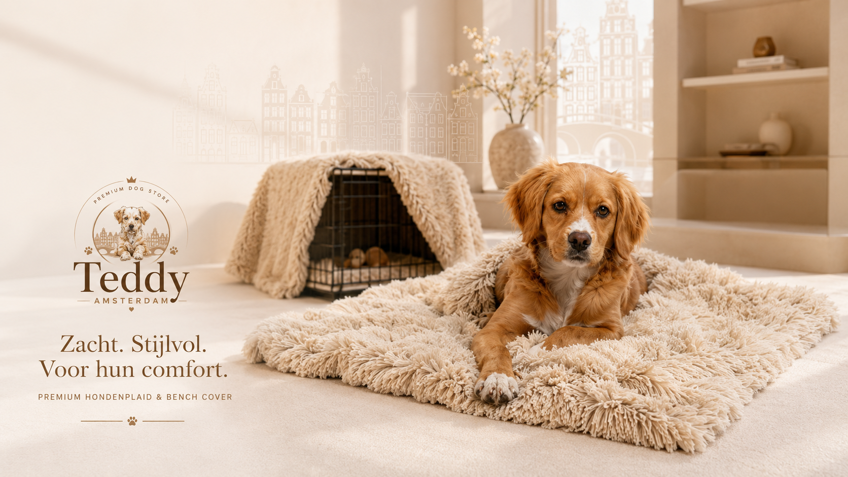 Teddy Amsterdam - Honden deken